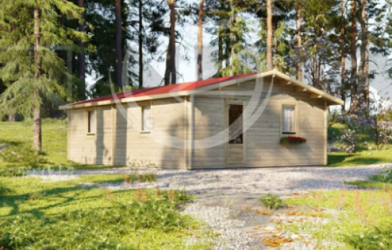 Jane model 1   1-Bed Loghouse 5 x 7M Cabin